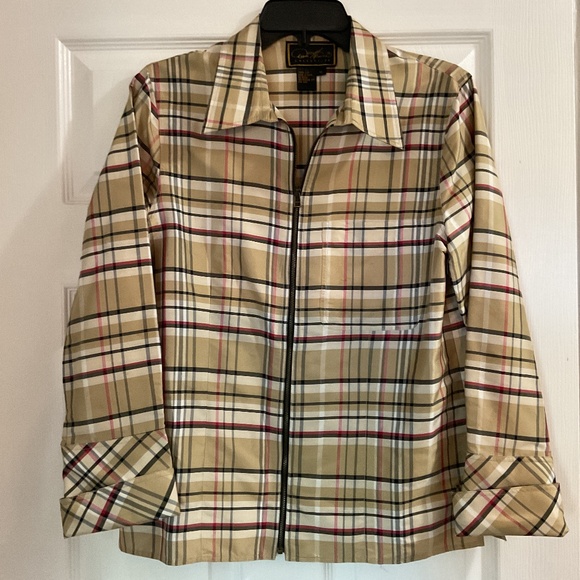 Women’s 100% Silk Vintage Dian Gemar Collection Shackleton, Size Medium - Picture 1 of 5